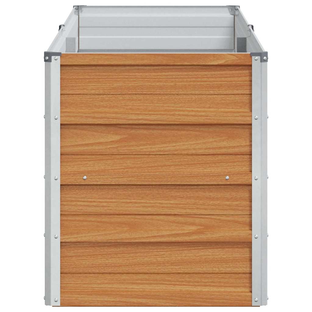 Υπερυψωμένη Ζαρντινιέρα Ανοιχτό καφέ 160 x 40 x 45 cm - Pakobazaar