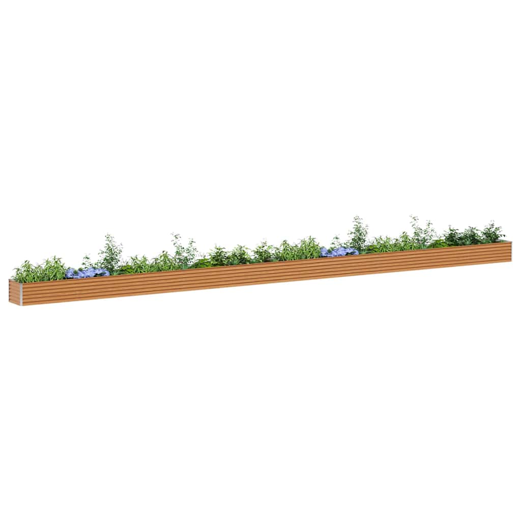 Υπερυψωμένη Ζαρντινιέρα 970 x 50 x 36 εκ. Επικαλυμμένος Χάλυβας - Pakobazaar