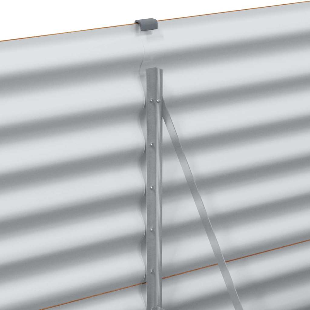 Υπερυψωμένη Ζαρντινιέρα 485 x 50 x 68 εκ. Επικαλυμμένος Χάλυβας - Pakobazaar