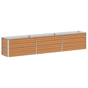 Υπερυψωμένη Ζαρντινιέρα Ανοιχτό καφέ 240 x 40 x 45 cm - Pakobazaar