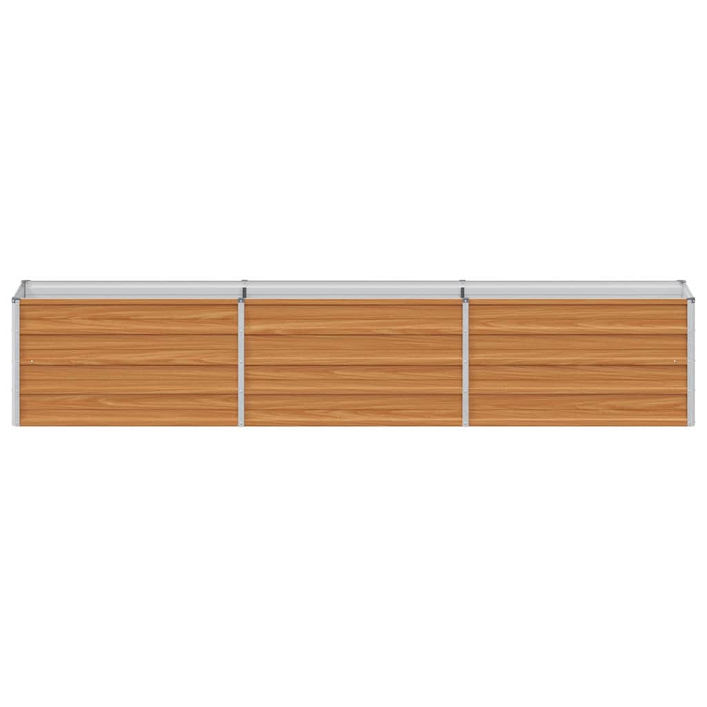 Υπερυψωμένη Ζαρντινιέρα Ανοιχτό καφέ 240 x 40 x 45 cm - Pakobazaar