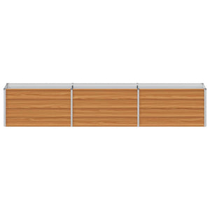 Υπερυψωμένη Ζαρντινιέρα Ανοιχτό καφέ 240 x 40 x 45 cm - Pakobazaar