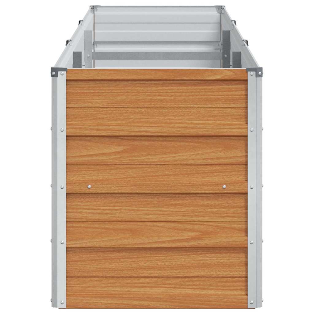 Υπερυψωμένη Ζαρντινιέρα Ανοιχτό καφέ 240 x 40 x 45 cm - Pakobazaar