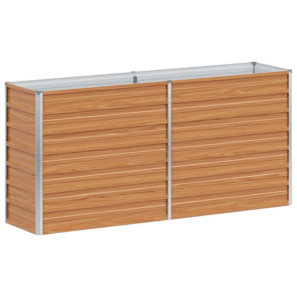 Υπερυψωμένη Ζαρντινιέρα Ανοιχτό καφέ 160 x 40 x 77 cm - Pakobazaar