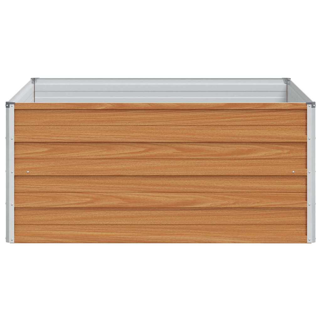 Υπερυψωμένη Ζαρντινιέρα Ανοιχτό καφέ 100 x 100 x 45 cm - Pakobazaar
