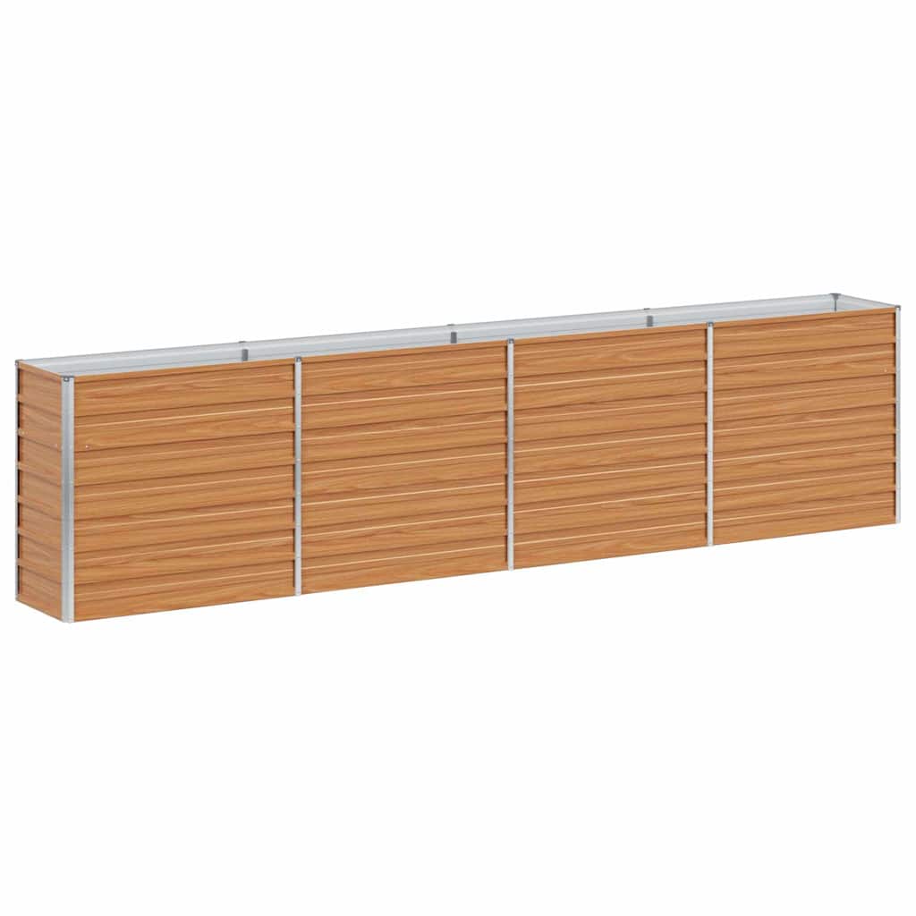 Υπερυψωμένη Ζαρντινιέρα Ανοιχτό καφέ 320 x 40 x 77 cm - Pakobazaar