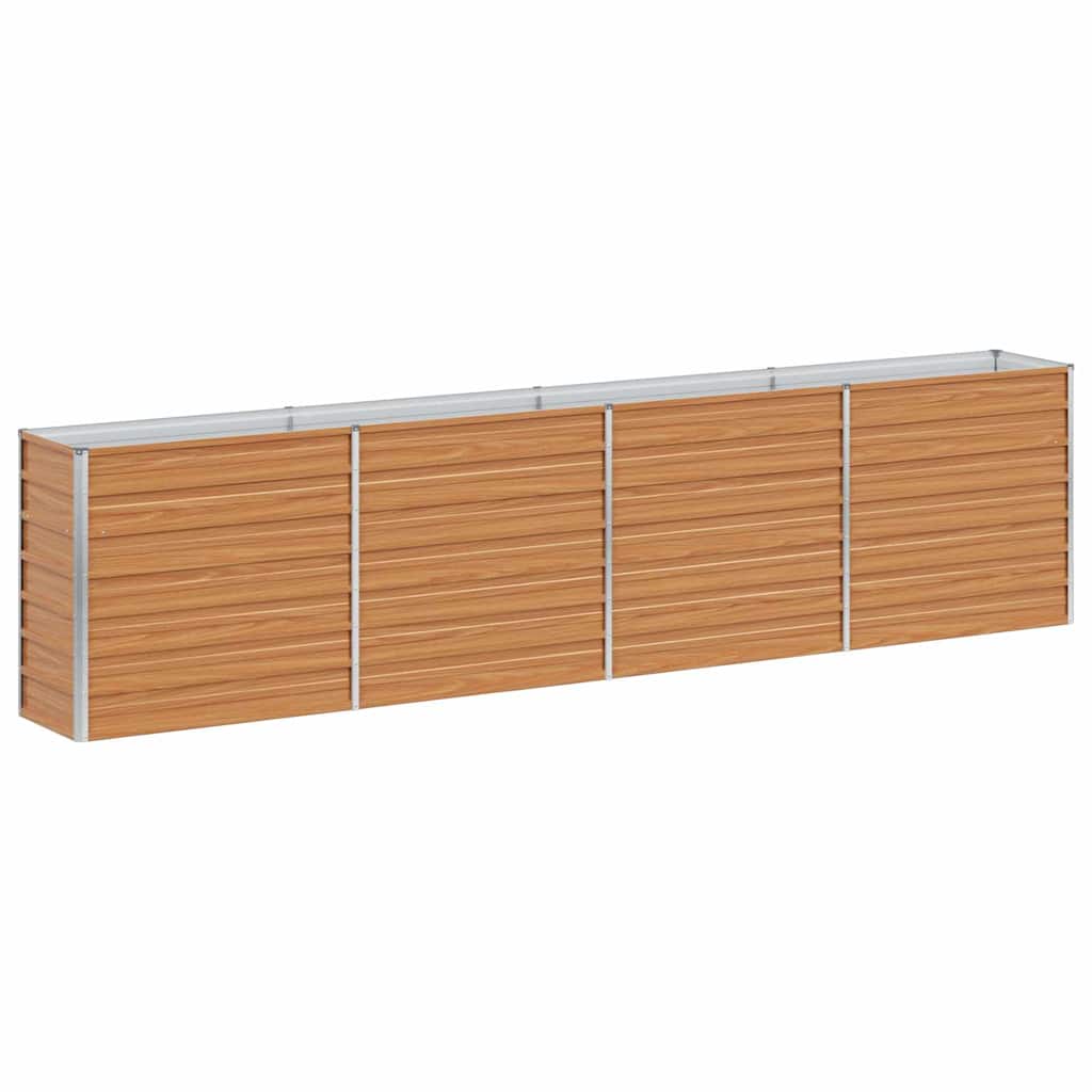 Υπερυψωμένη Ζαρντινιέρα Ανοιχτό καφέ 320 x 40 x 77 cm - Pakobazaar