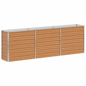 Υπερυψωμένη Ζαρντινιέρα Ανοιχτό καφέ 240 x 40 x 77 cm - Pakobazaar