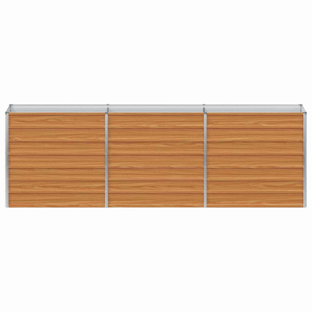 Υπερυψωμένη Ζαρντινιέρα Ανοιχτό καφέ 240 x 40 x 77 cm - Pakobazaar