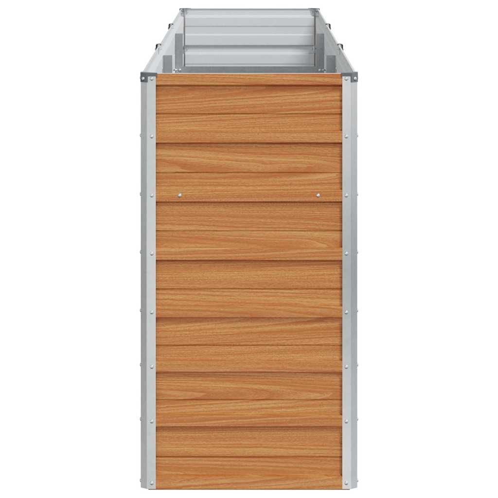 Υπερυψωμένη Ζαρντινιέρα Ανοιχτό καφέ 240 x 40 x 77 cm - Pakobazaar