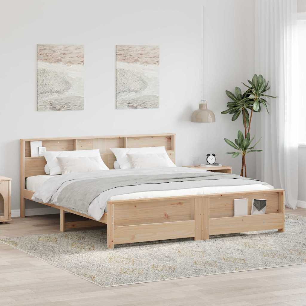 Σκελετός Κρεβατιού Καφέ 180 x 200 cm Επεξεργασμένο ξύλο