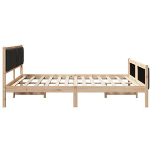 Σκελετός Κρεβατιού με κεφαλάρι Μαύρο 180 x 200 cm ύφασμα