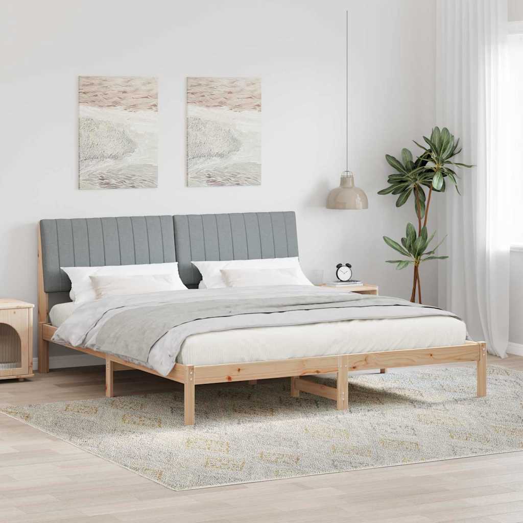Σκελετός Κρεβατιού Καφέ 180 x 200 cm Στερεά ξυλεία πεύκου