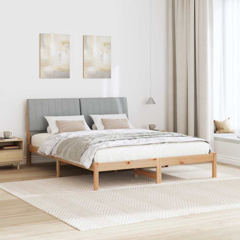 Σκελετός Κρεβατιού Καφέ 180 x 200 cm Στερεά ξυλεία πεύκου