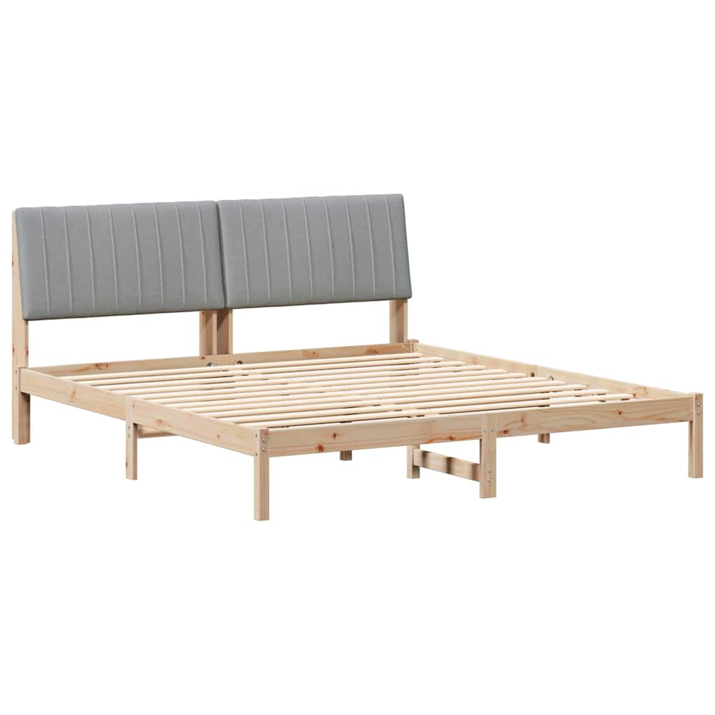 Σκελετός Κρεβατιού Καφέ 180 x 200 cm Στερεά ξυλεία πεύκου