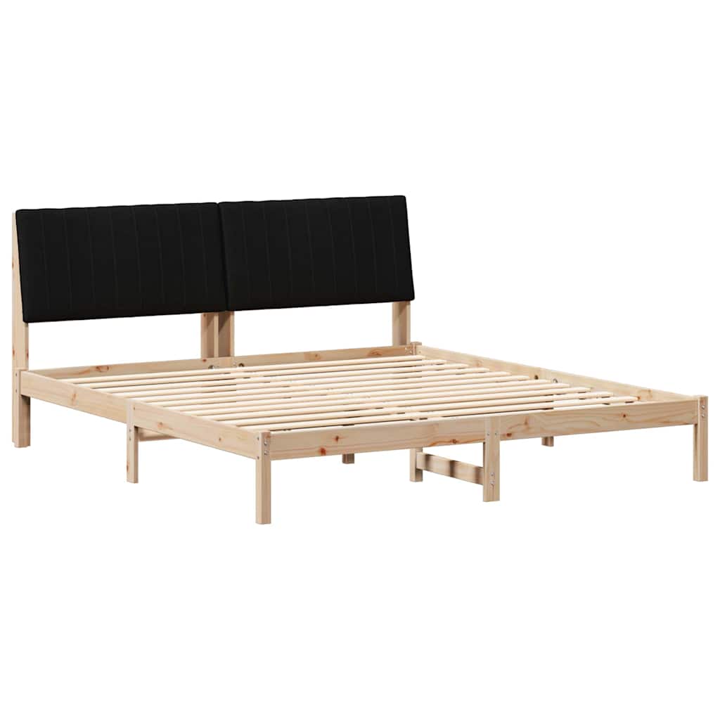 Σκελετός Κρεβατιού Καφέ 180 x 200 cm Στερεά ξυλεία πεύκου