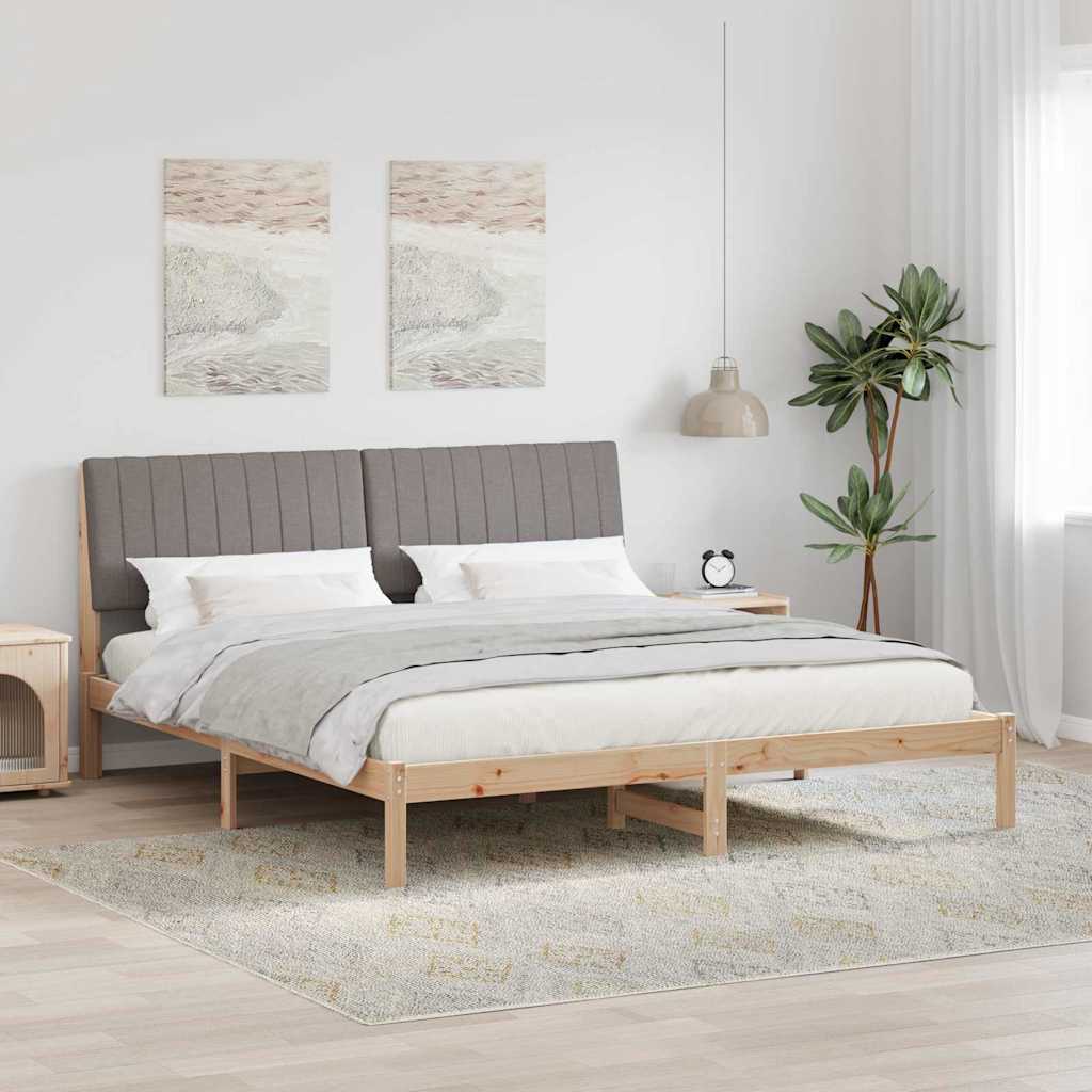 Σκελετός Κρεβατιού Καφέ 180 x 200 cm Στερεά ξυλεία πεύκου
