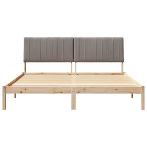 Σκελετός Κρεβατιού Καφέ 180 x 200 cm Στερεά ξυλεία πεύκου