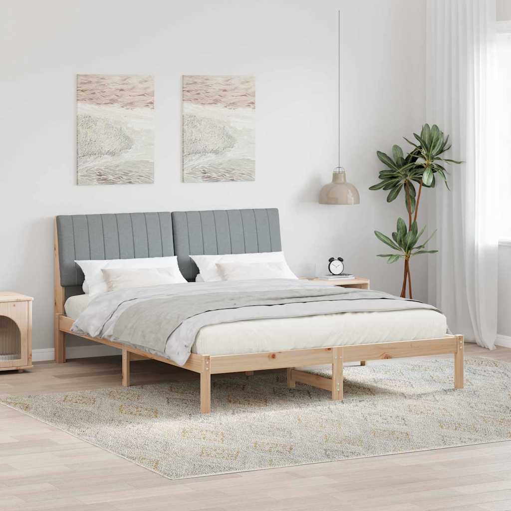 Σκελετός Κρεβατιού Καφέ 160 x 200 cm Στερεά ξυλεία πεύκου