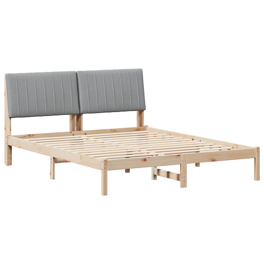 Σκελετός Κρεβατιού Καφέ 160 x 200 cm Στερεά ξυλεία πεύκου