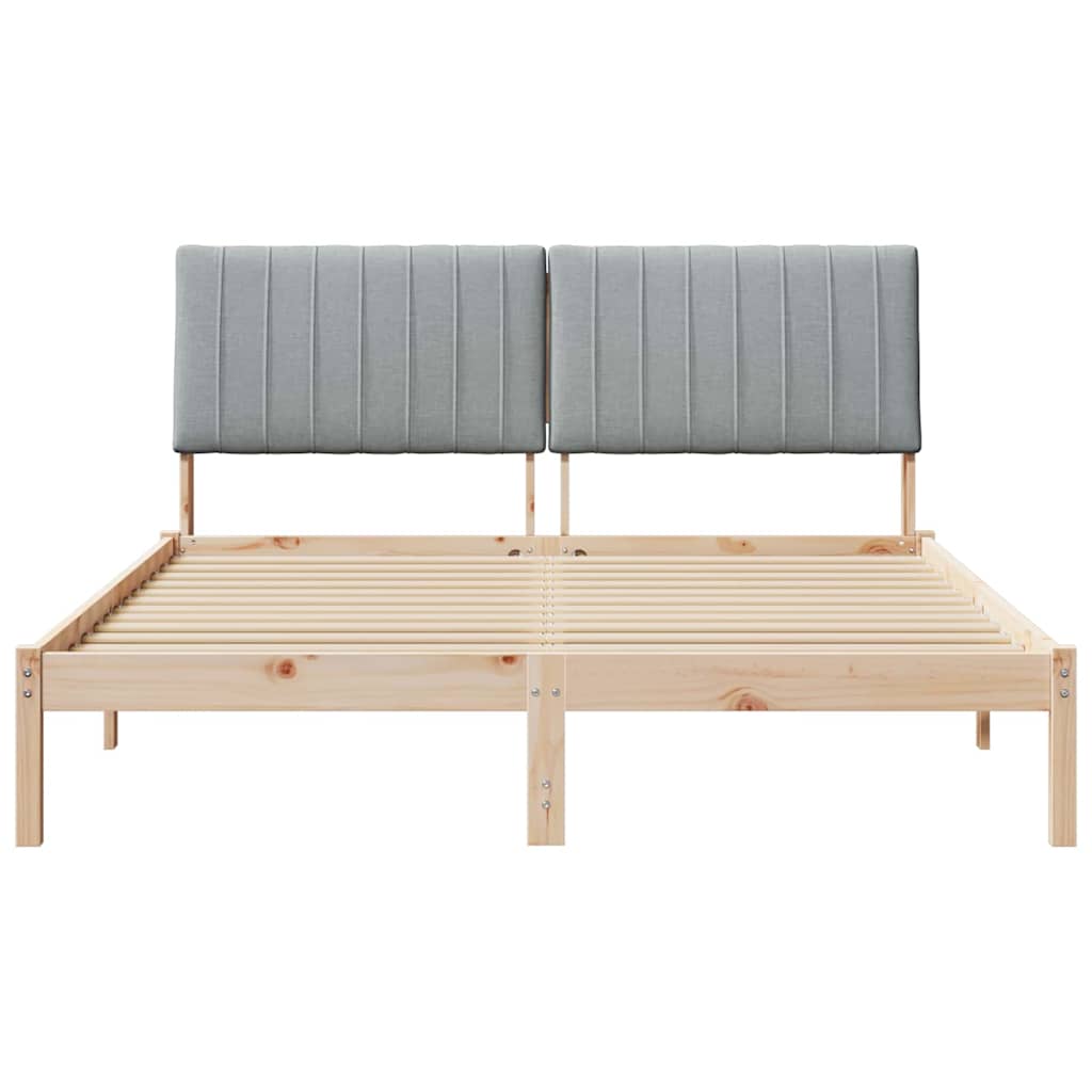 Σκελετός Κρεβατιού Καφέ 160 x 200 cm Στερεά ξυλεία πεύκου