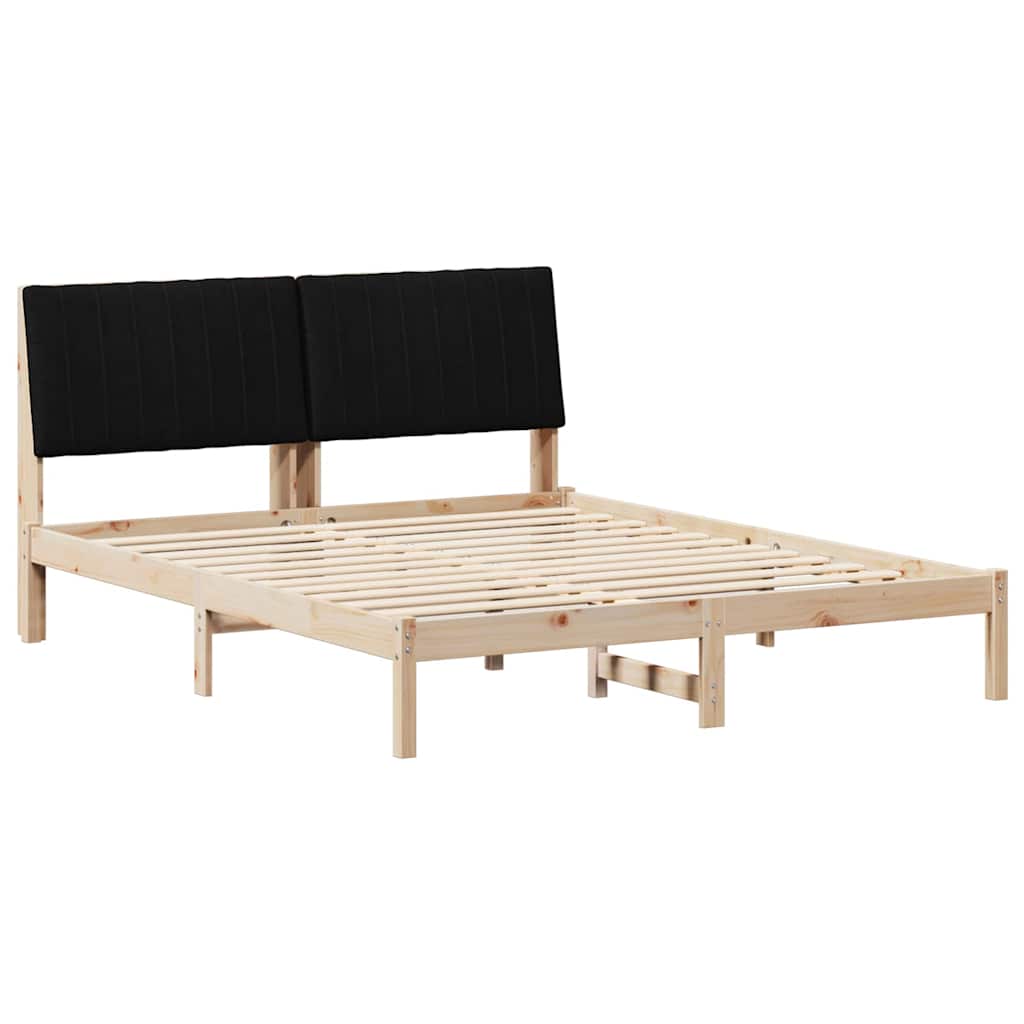 Σκελετός Κρεβατιού Καφέ 160 x 200 cm Στερεά ξυλεία πεύκου