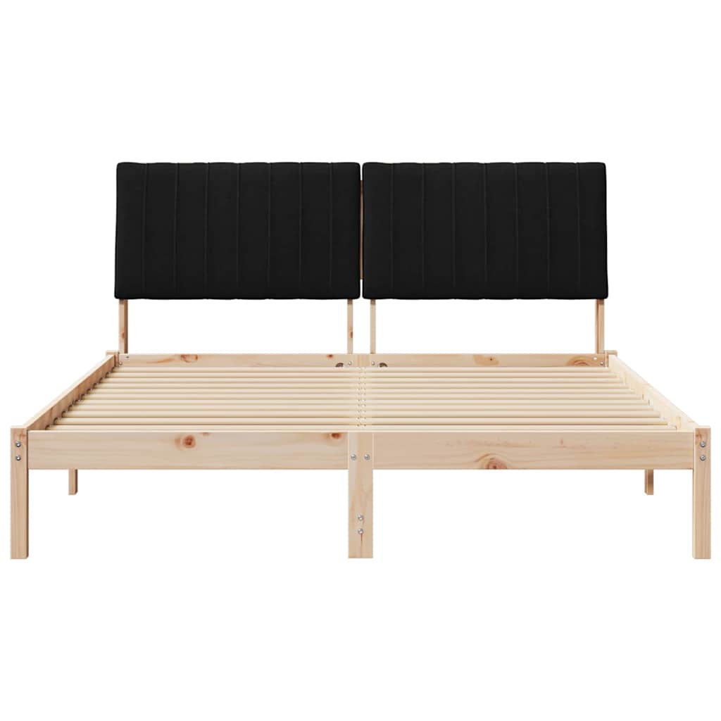 Σκελετός Κρεβατιού Καφέ 160 x 200 cm Στερεά ξυλεία πεύκου