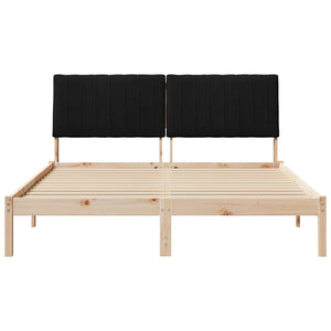Σκελετός Κρεβατιού Καφέ 150 x 200 cm Στερεά ξυλεία πεύκου