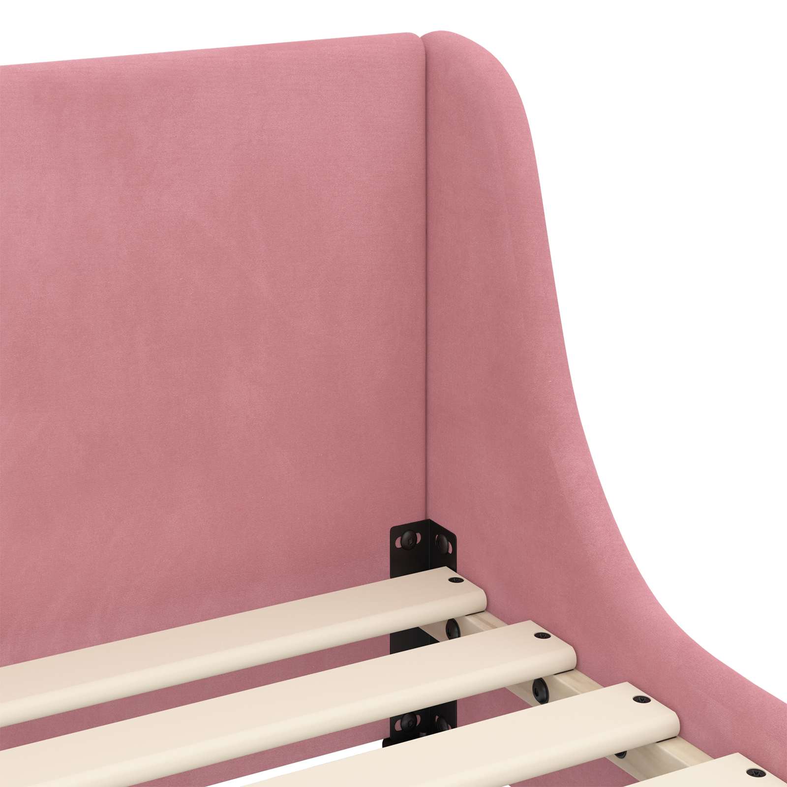 Κρεβάτι Παιδικής Κρεβατοκάμαρας με Κεφαλάκι Ροζ 80 x 160 cm - Pakobazaar
