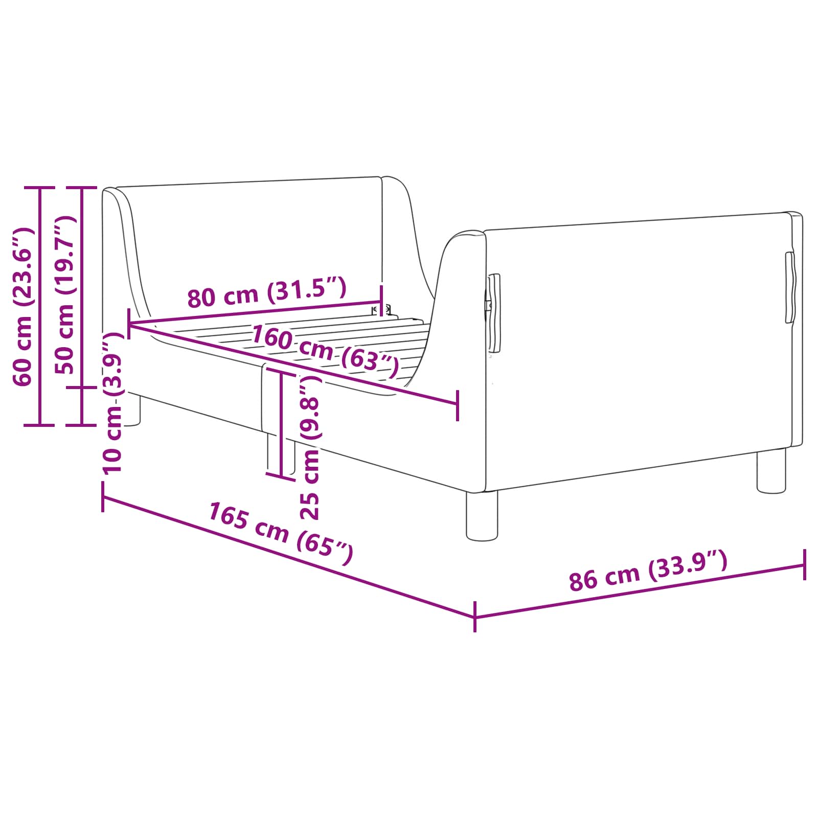 Κρεβάτι Παιδικής Κρεβατοκάμαρας με Κεφαλάκι Μπλε Αστυνομίας - Pakobazaar