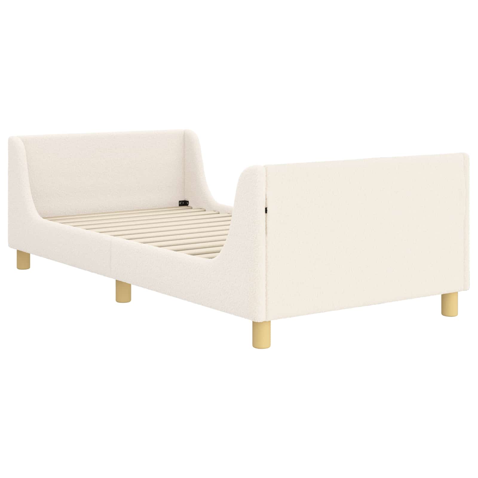 Κρεβάτι Παιδικής Κρεβατοκάμαρας με Κεφαλάκι Κρεμ 80 x 200 cm - Pakobazaar