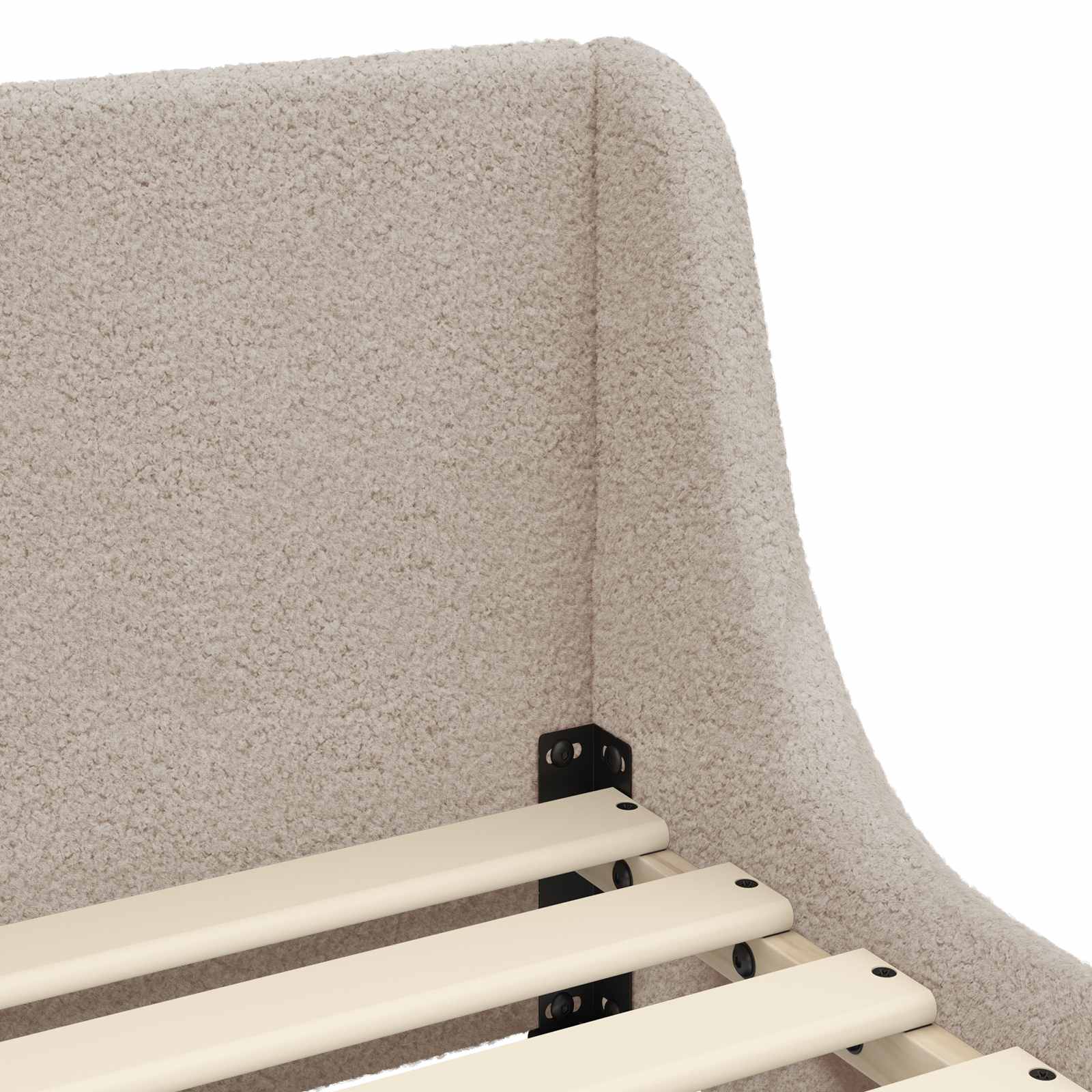 Κρεβάτι Παιδικής Κρεβατοκάμαρας με Κεφαλάκι Ανοιχτό γκρι - Pakobazaar