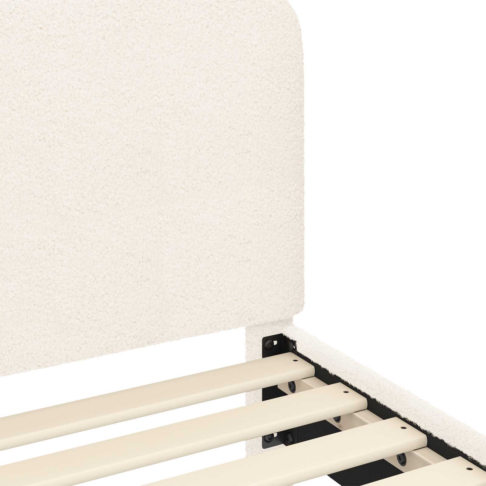 Κρεβάτι Παιδικής Κρεβατοκάμαρας με Κεφαλάκι Κρεμ 80 x 160 cm - Pakobazaar