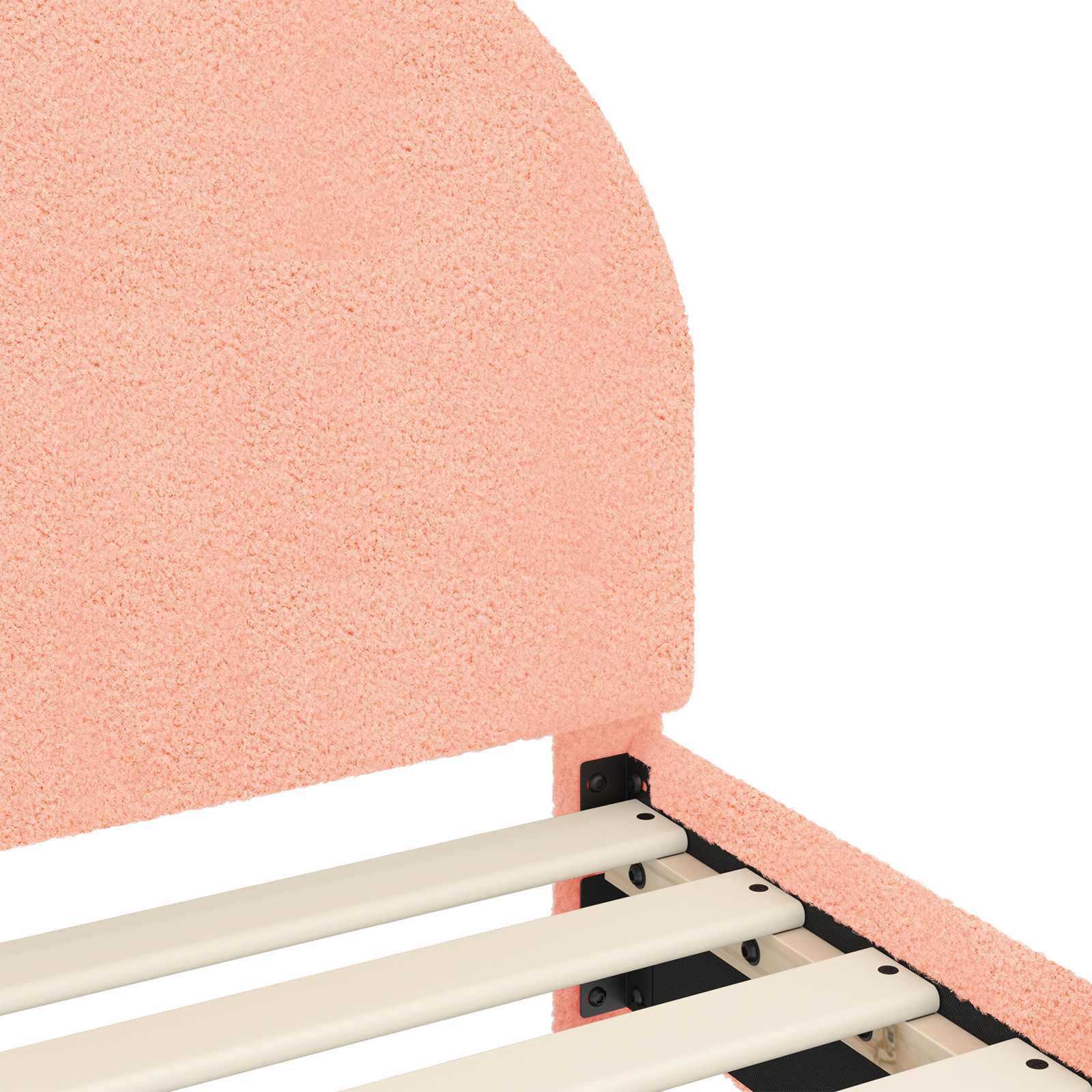 Κρεβάτι Παιδικής Κρεβατοκάμαρας με Κεφαλάκι Ροζ 80 x 200 cm - Pakobazaar