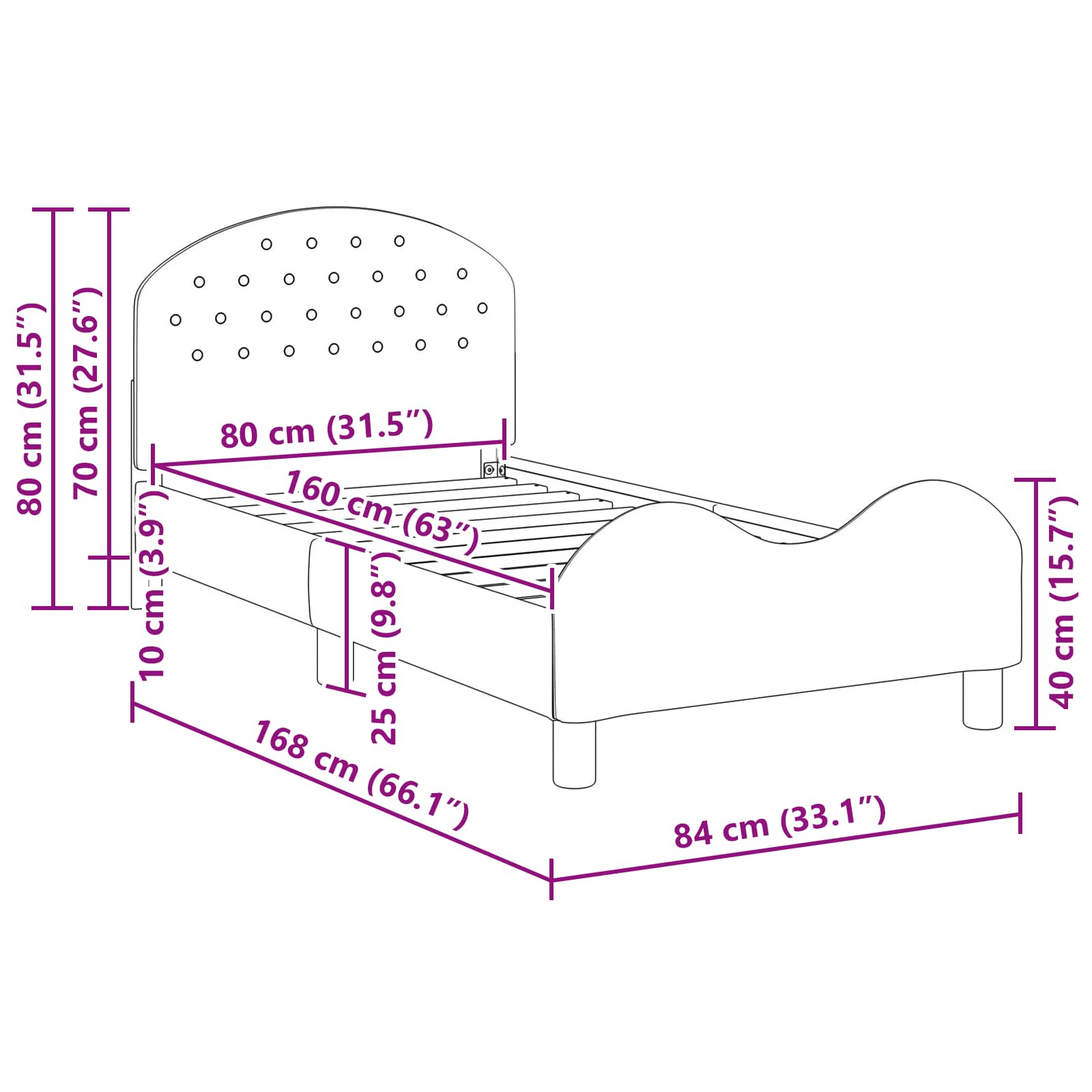 Κρεβάτι Παιδικής Κρεβατοκάμαρας με Κεφαλάκι Μπλε Αστυνομίας - Pakobazaar