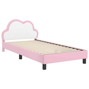 Σκελετός Κρεβατιού με κεφαλάρι Ροζ 80 x 200 cm PU - Pakobazaar
