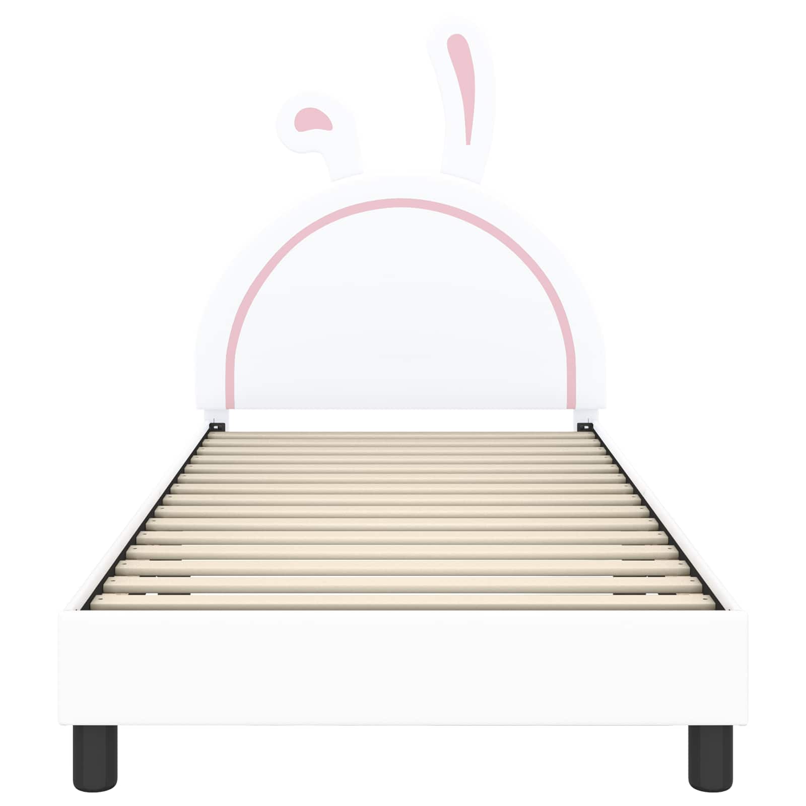 Κρεβάτι Παιδικής Κρεβατοκάμαρας με Κεφαλάκι Λευκό 90 x 190 cm - Pakobazaar