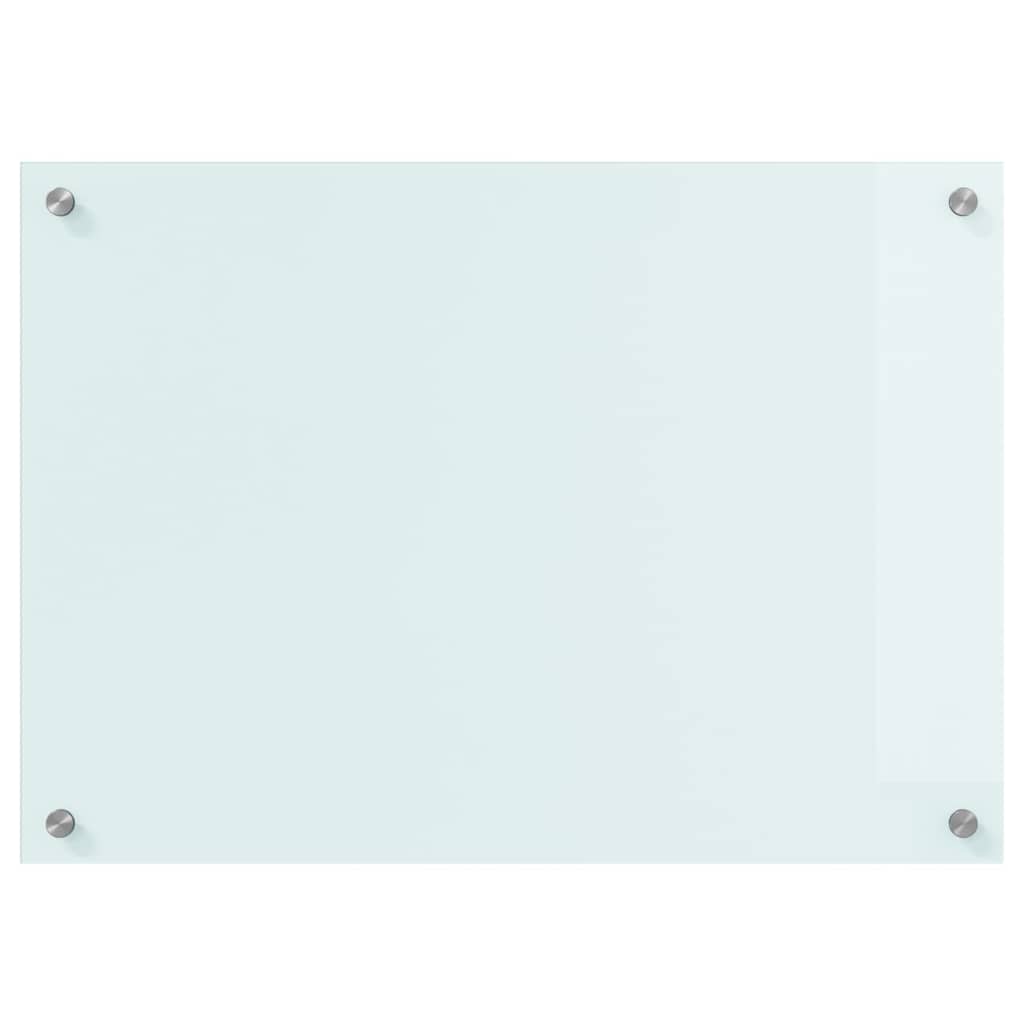 Πίσω Πάνελ Κουζίνας Λευκό 70 x 50 cm σκληρυμένο γυαλί - Pakobazaar