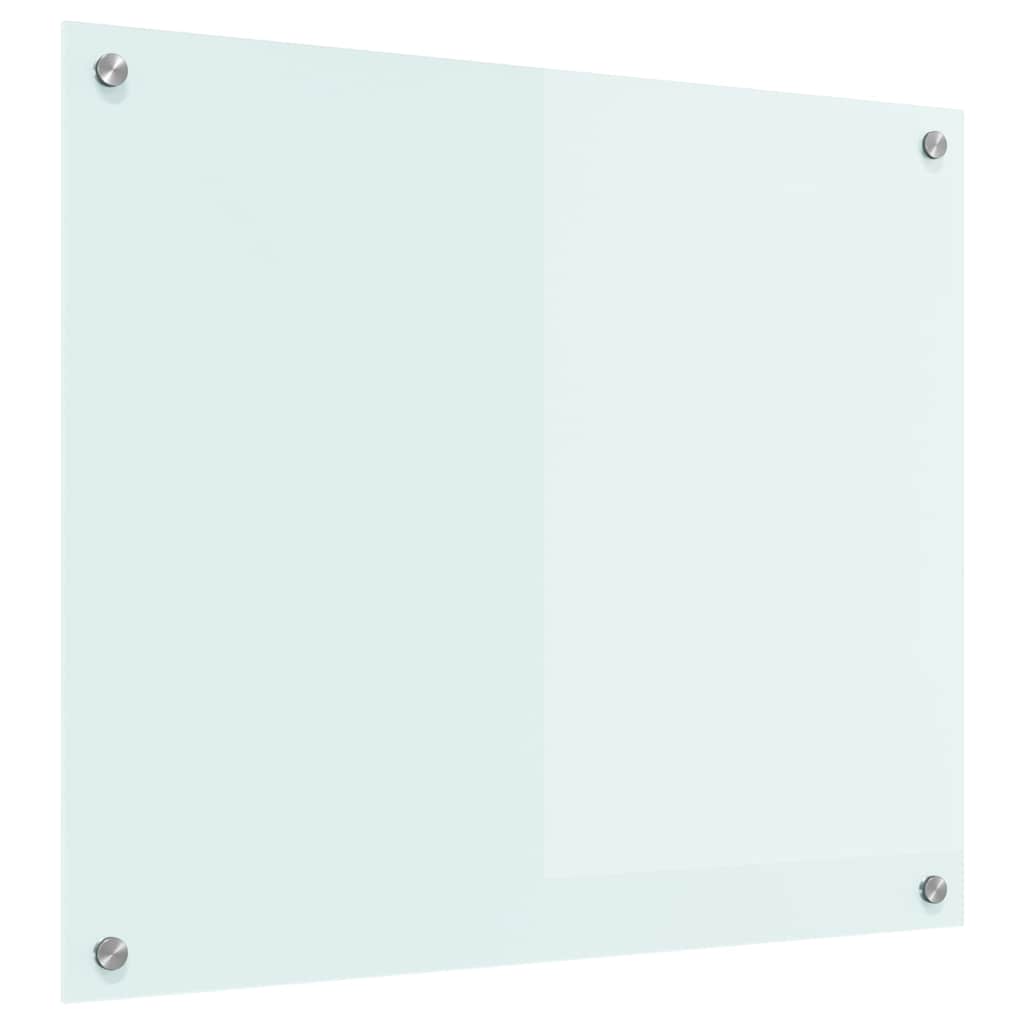 Πίσω Πάνελ Κουζίνας Λευκό 70 x 60 cm σκληρυμένο γυαλί - Pakobazaar