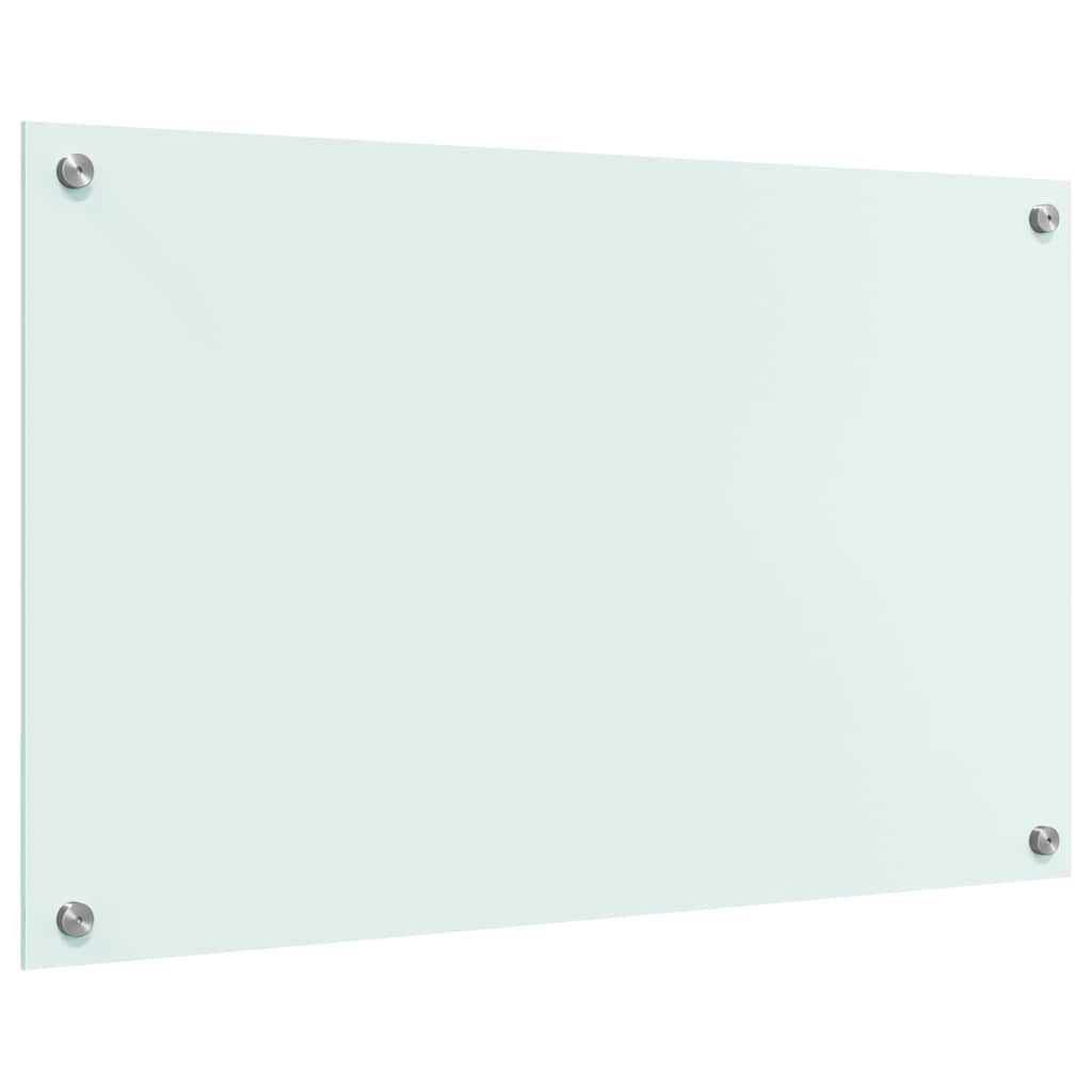 Πίσω Πάνελ Κουζίνας Λευκό 80 x 50 cm σκληρυμένο γυαλί