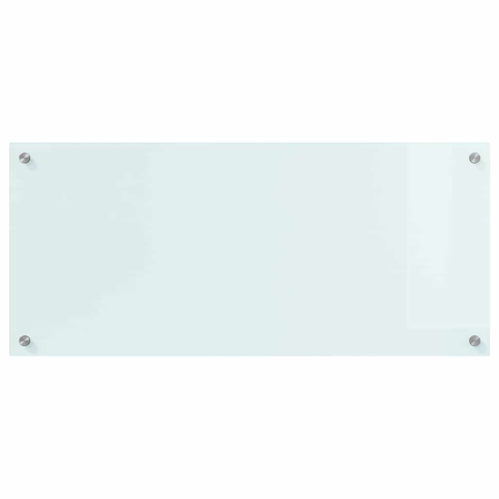 Πίσω Πάνελ Κουζίνας Λευκό 90 x 40 cm σκληρυμένο γυαλί