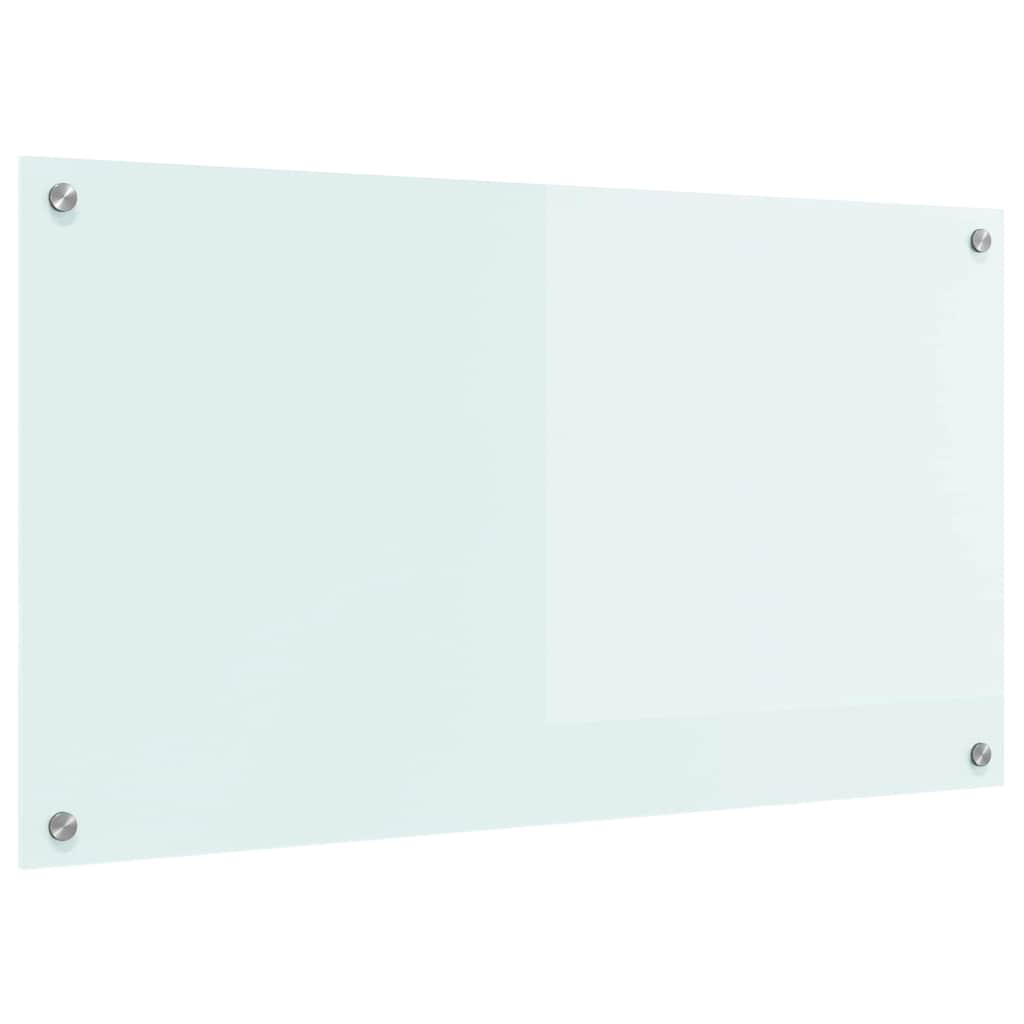 Πίσω Πάνελ Κουζίνας Λευκό 90 x 50 cm σκληρυμένο γυαλί