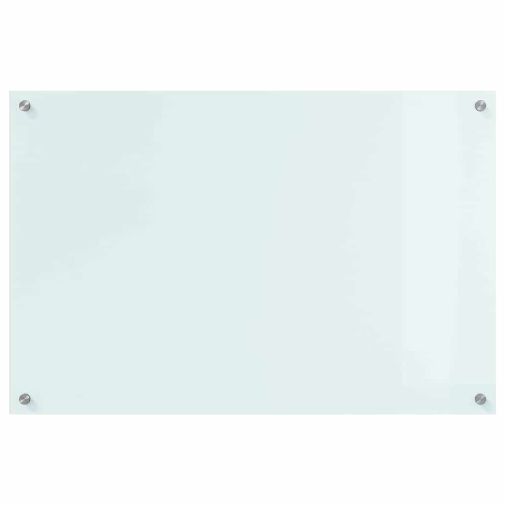 Πίσω Πάνελ Κουζίνας Λευκό 90 x 60 cm σκληρυμένο γυαλί - Pakobazaar