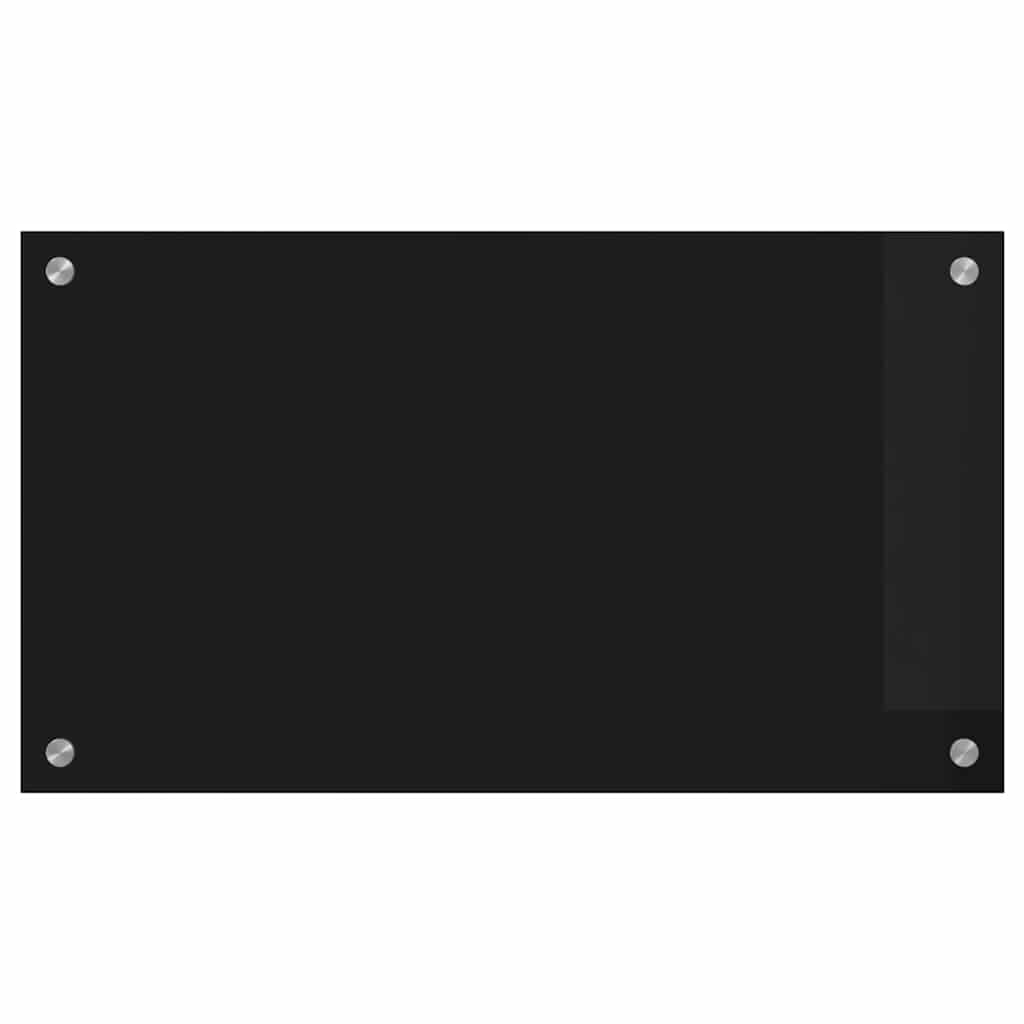 Πίσω Πάνελ Κουζίνας Μαύρο 70 x 40 cm σκληρυμένο γυαλί - Pakobazaar