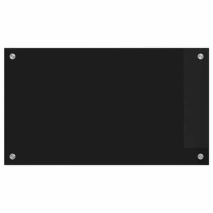 Πίσω Πάνελ Κουζίνας Μαύρο 70 x 40 cm σκληρυμένο γυαλί - Pakobazaar