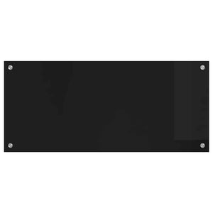Πίσω Πάνελ Κουζίνας Μαύρο 90 x 40 cm σκληρυμένο γυαλί - Pakobazaar