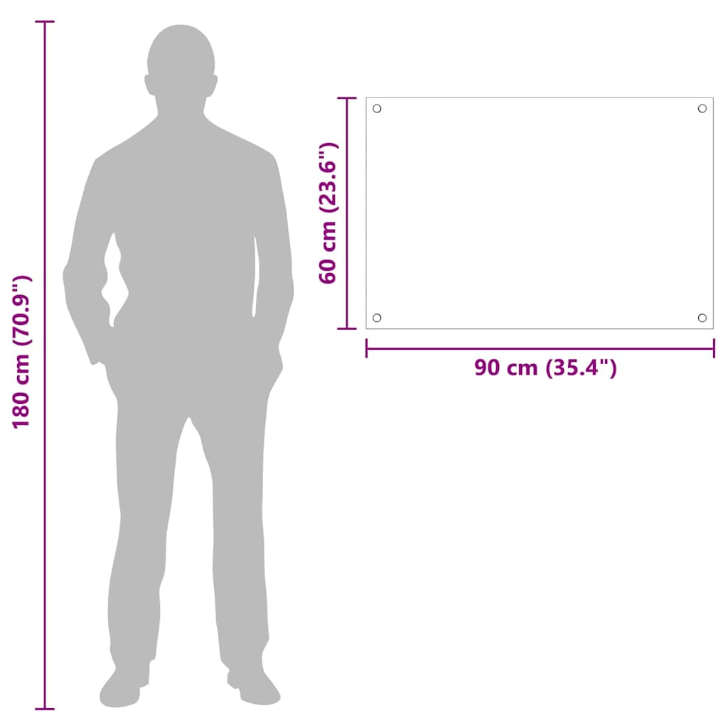 Πίσω Πάνελ Κουζίνας Μαύρο 90 x 60 cm σκληρυμένο γυαλί - Pakobazaar