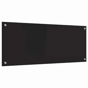 Πίσω Πάνελ Κουζίνας Μαύρο 100 x 40 cm σκληρυμένο γυαλί - Pakobazaar