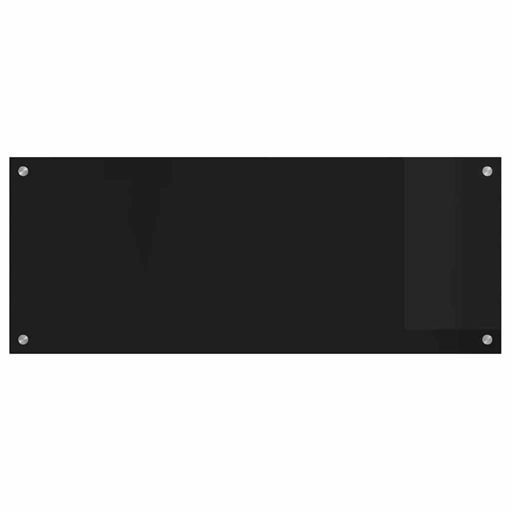 Πίσω Πάνελ Κουζίνας Μαύρο 100 x 40 cm σκληρυμένο γυαλί - Pakobazaar