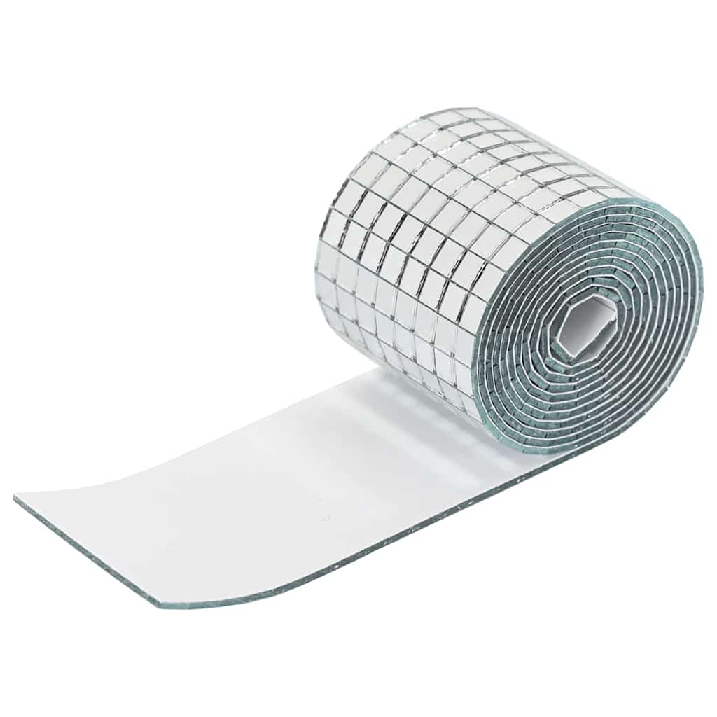 Μωσαϊκό Καθρέπτη Γεωμετρικό 3 pcs Ασημί 100 x 4 εκ. Γυαλί